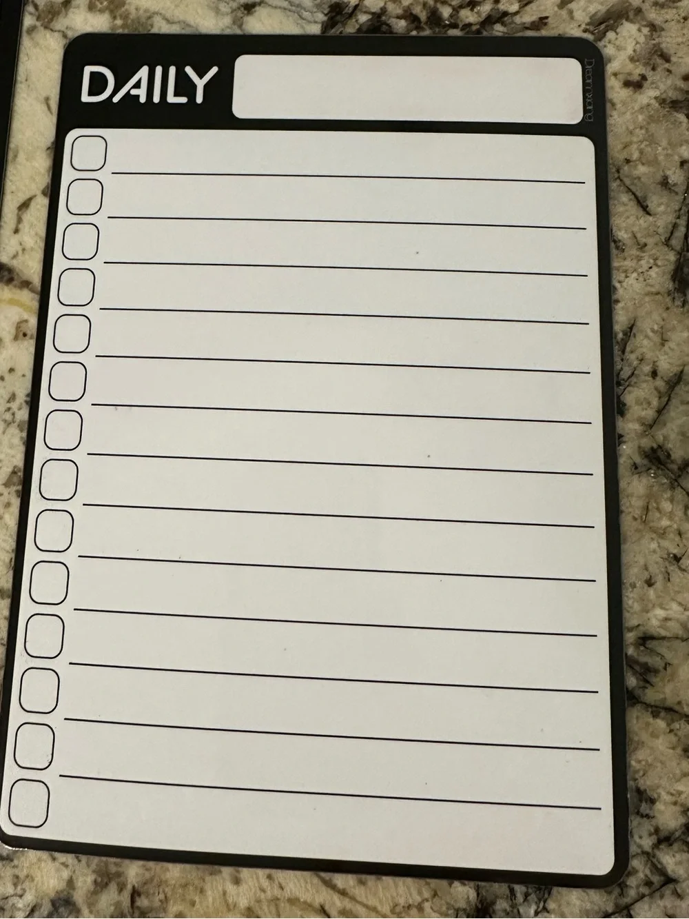 Magnetic Planner Set - Black & White Monthly, Weekly & Daily Boards